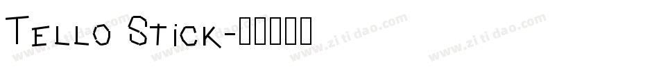 Tello Stick字体转换